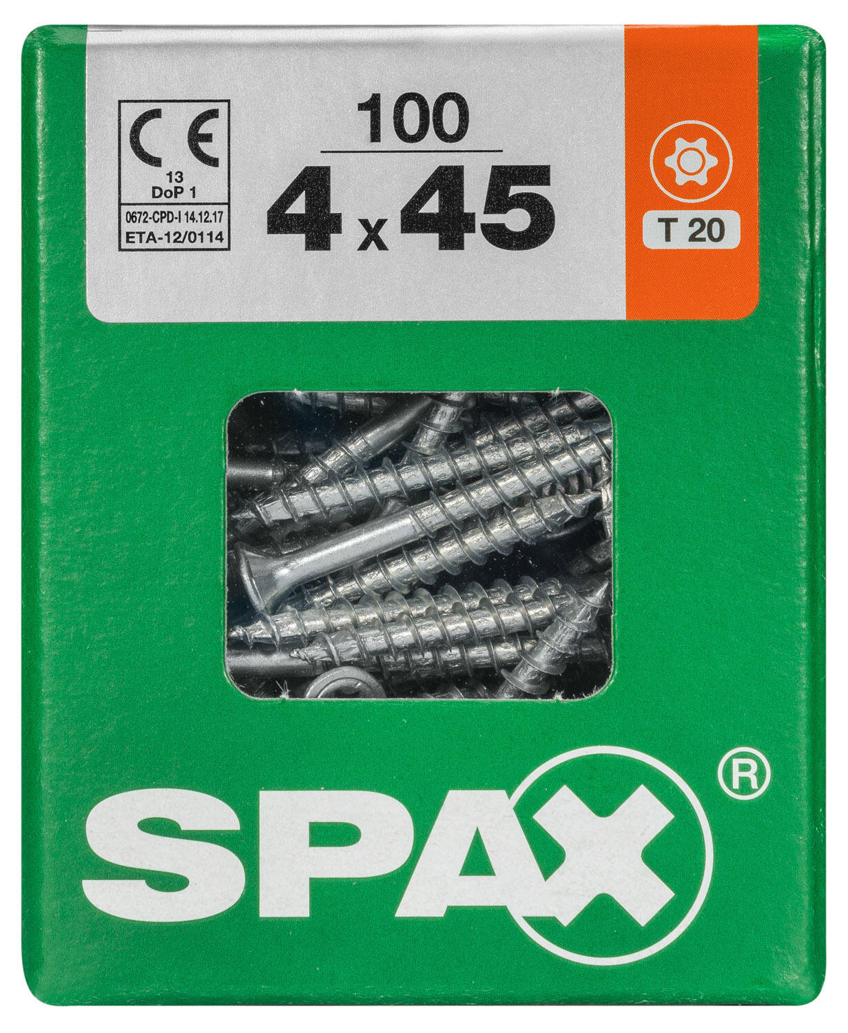 100 vis acier tête fraisée t-star+ SPAX, Ø4 x L.45 mm - 3