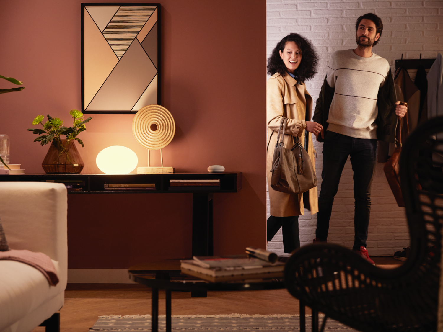 Kit Pont Hue + 2 ampoules led connectées E27, 800Lm, blanc chaud, PHILIPS HUE - 3