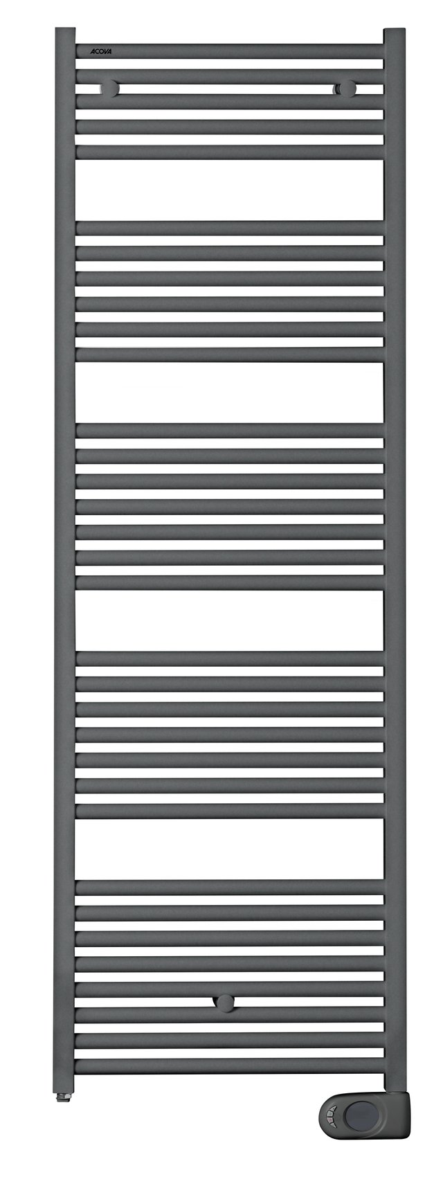 Sèche-serviettes électrique ACOVA 750W, H.158.2 x l.50 cm Tweed anthracite