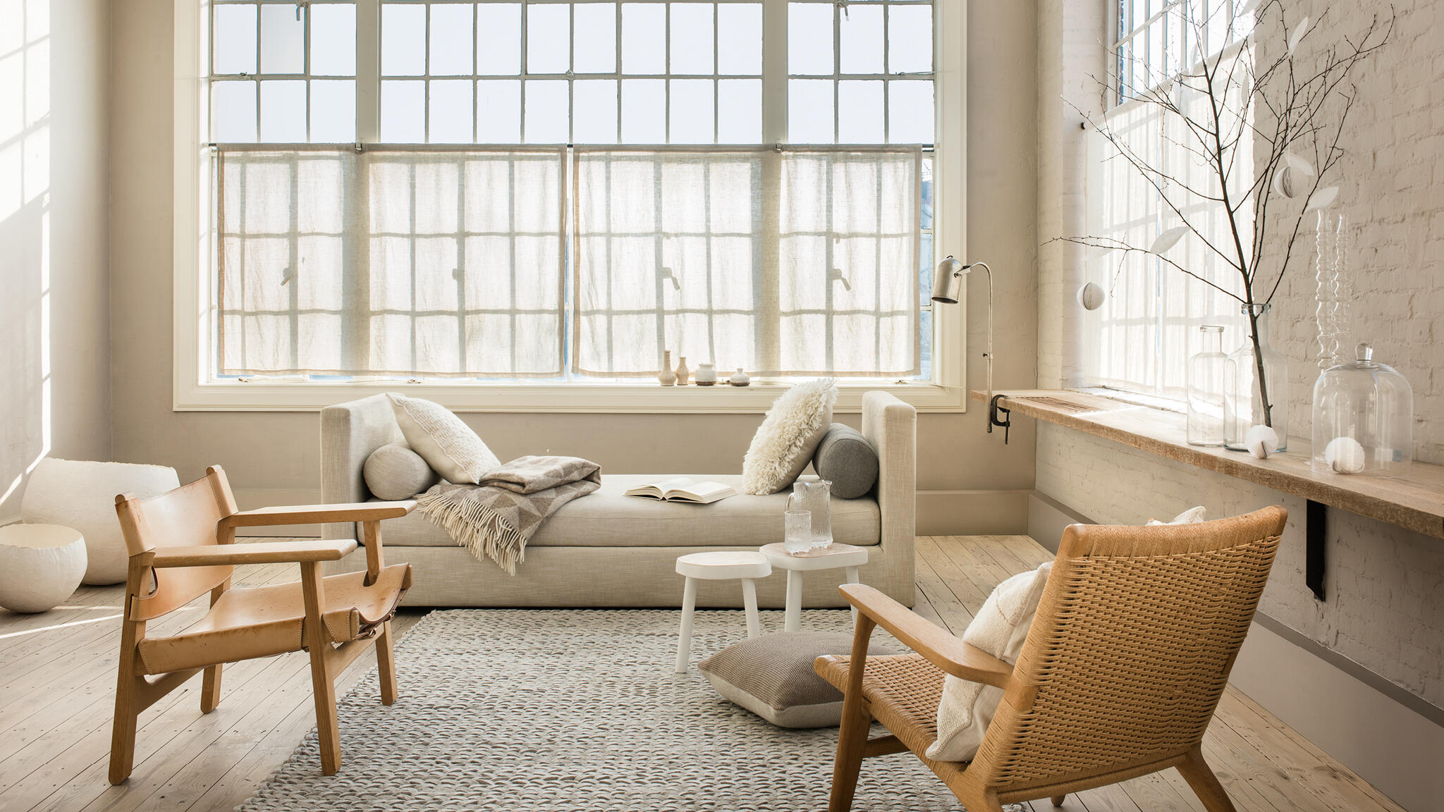 Peinture mur, boiserie lin clair satin DULUX VALENTINE Crème de couleur 2.5L - 4