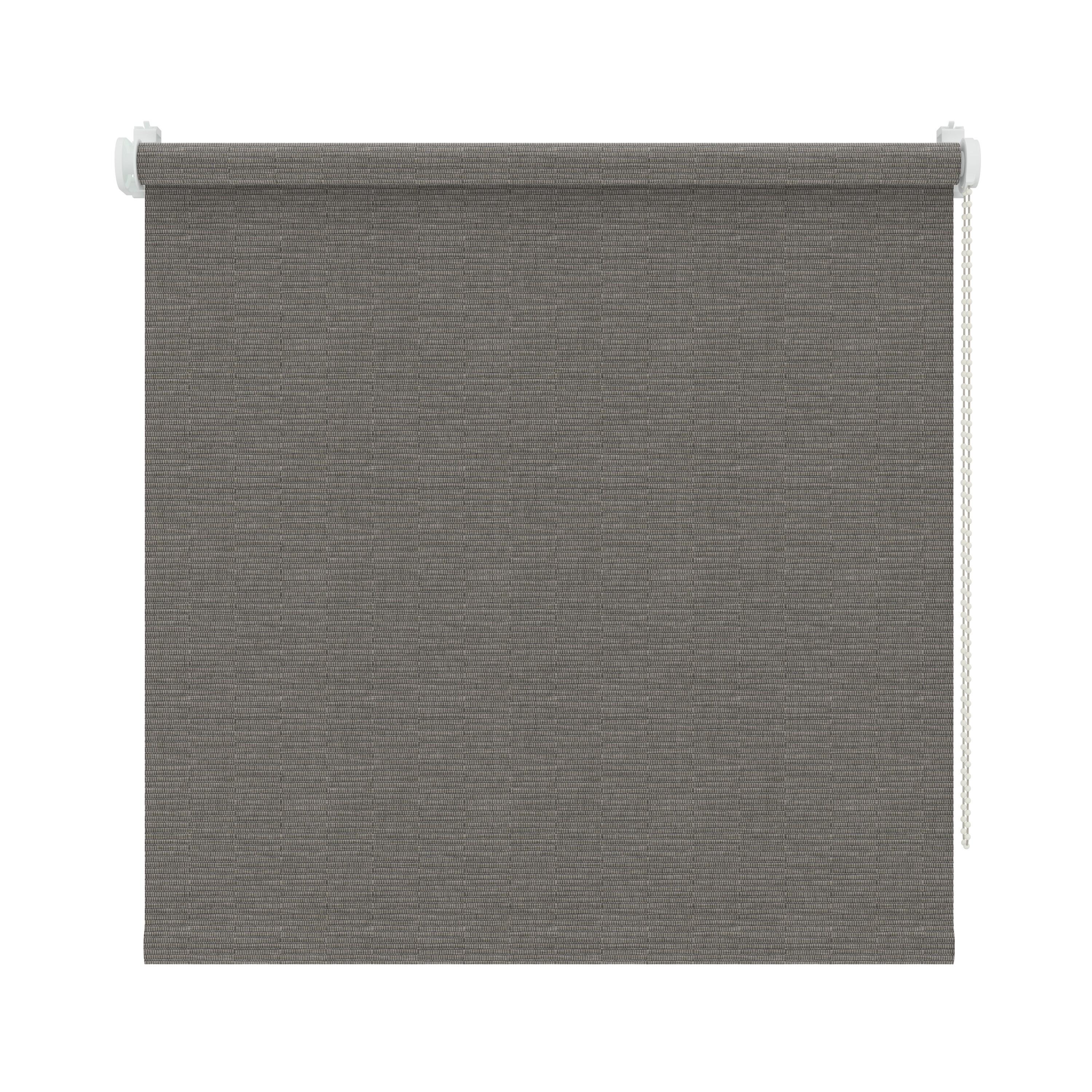 Store enrouleur tamisant Bambou gris foncé, l.75 x H.190 cm, DECOSOL DELUXE - 6