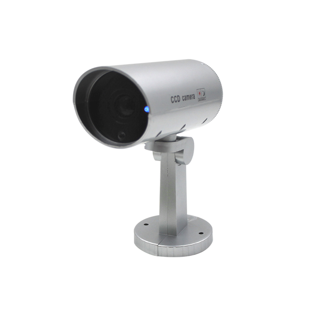 Caméra Solaire Factice Otio – Aspect Ultra-Réaliste Avec LED Rouge Clignotante Et Panneau Solaire Pour Dissuasion Efficace