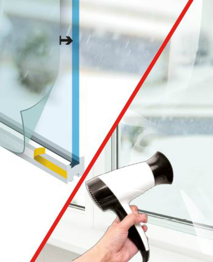 Film survitrage, isolant, AXTON, L.150 x l.400 cm - 4