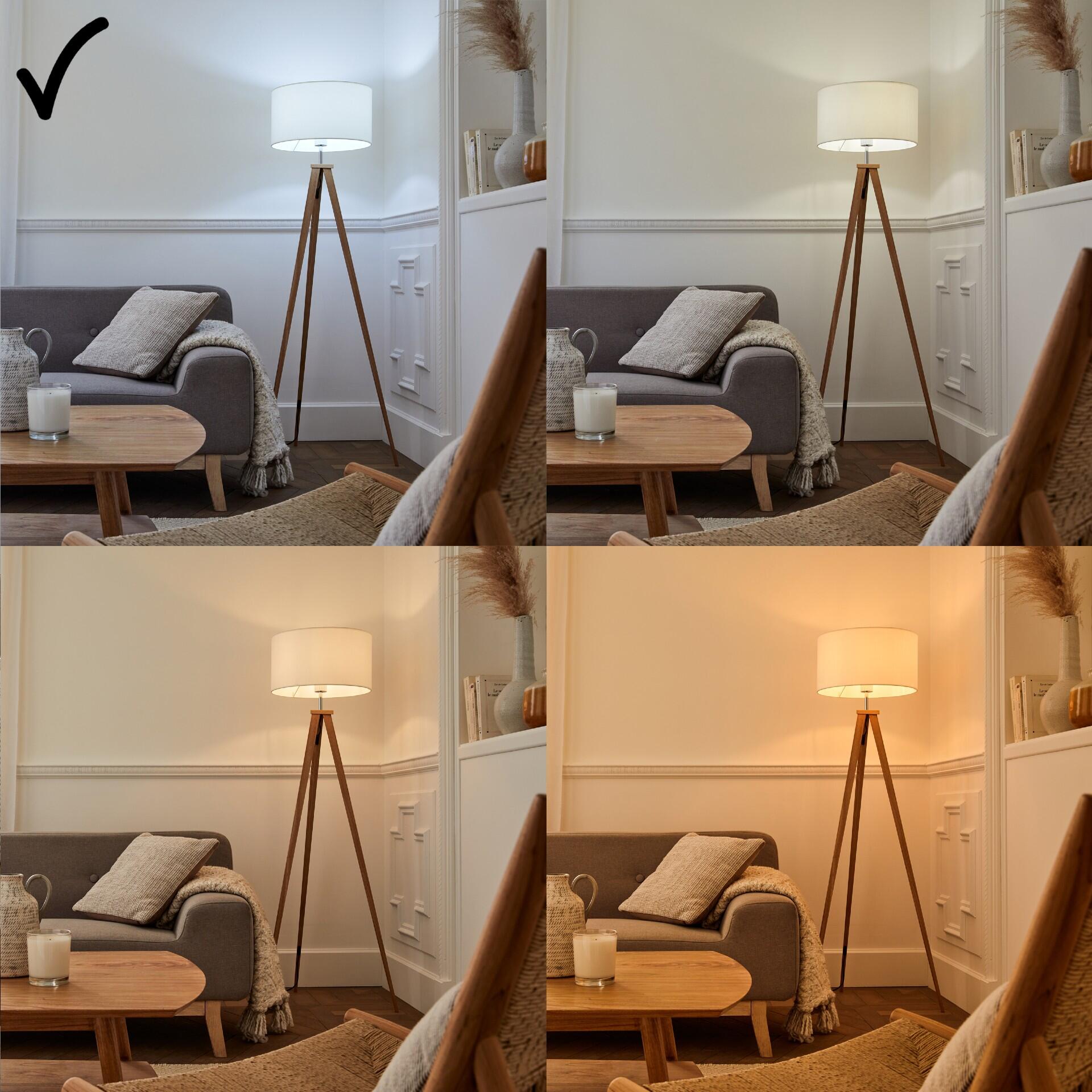 Lampadina LED, GU10 faretto, argentato, rgb, 6.5W= 345 LM (equiv 50 W), classe energetica A, WIZ - 2