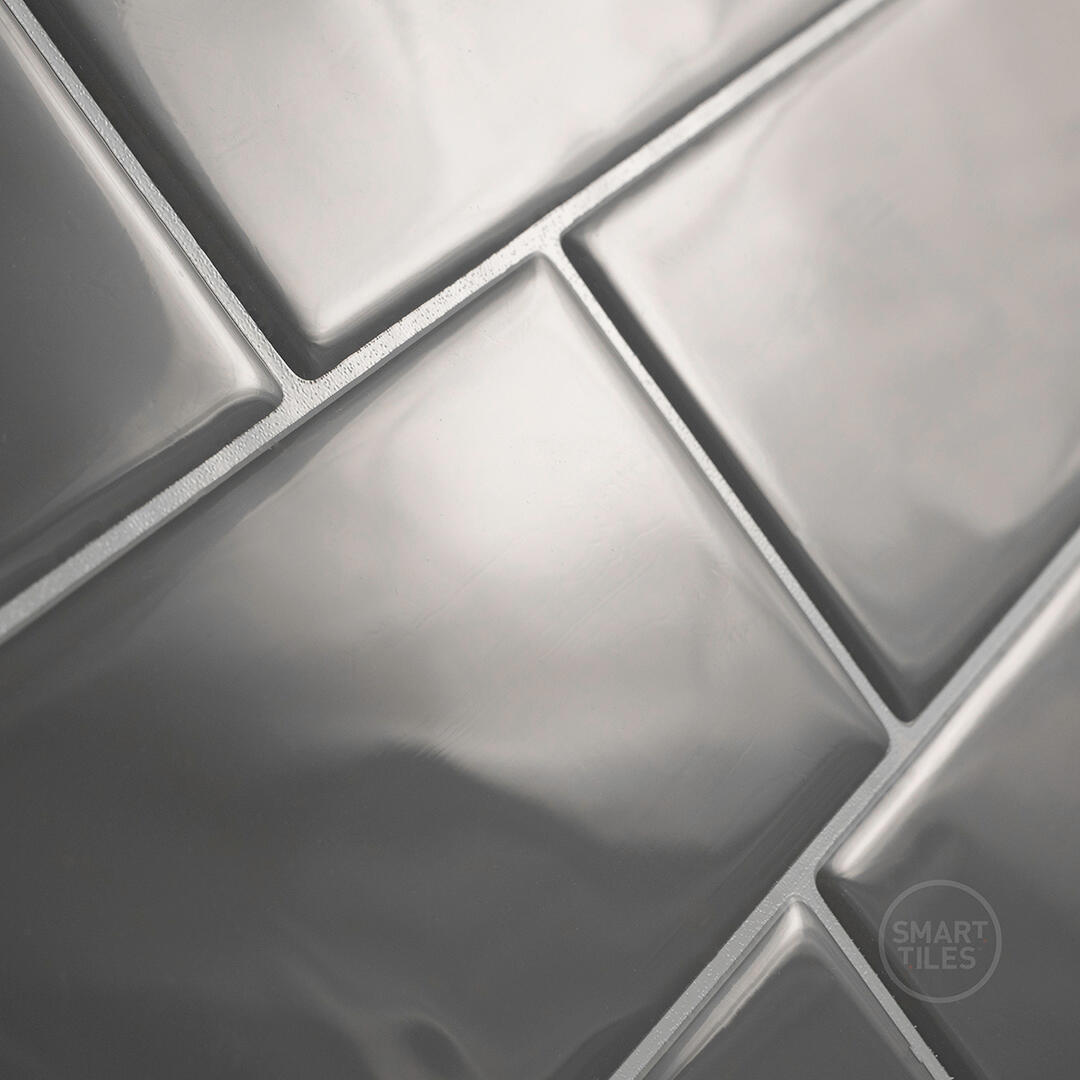lot de 4 crédences adhésives Métro, gris, 29.36X21.9 cm - 5