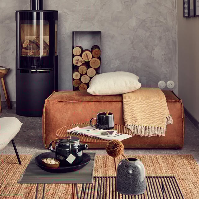 Poêle à bois ADURO 9.5 lux noir, 8 kW