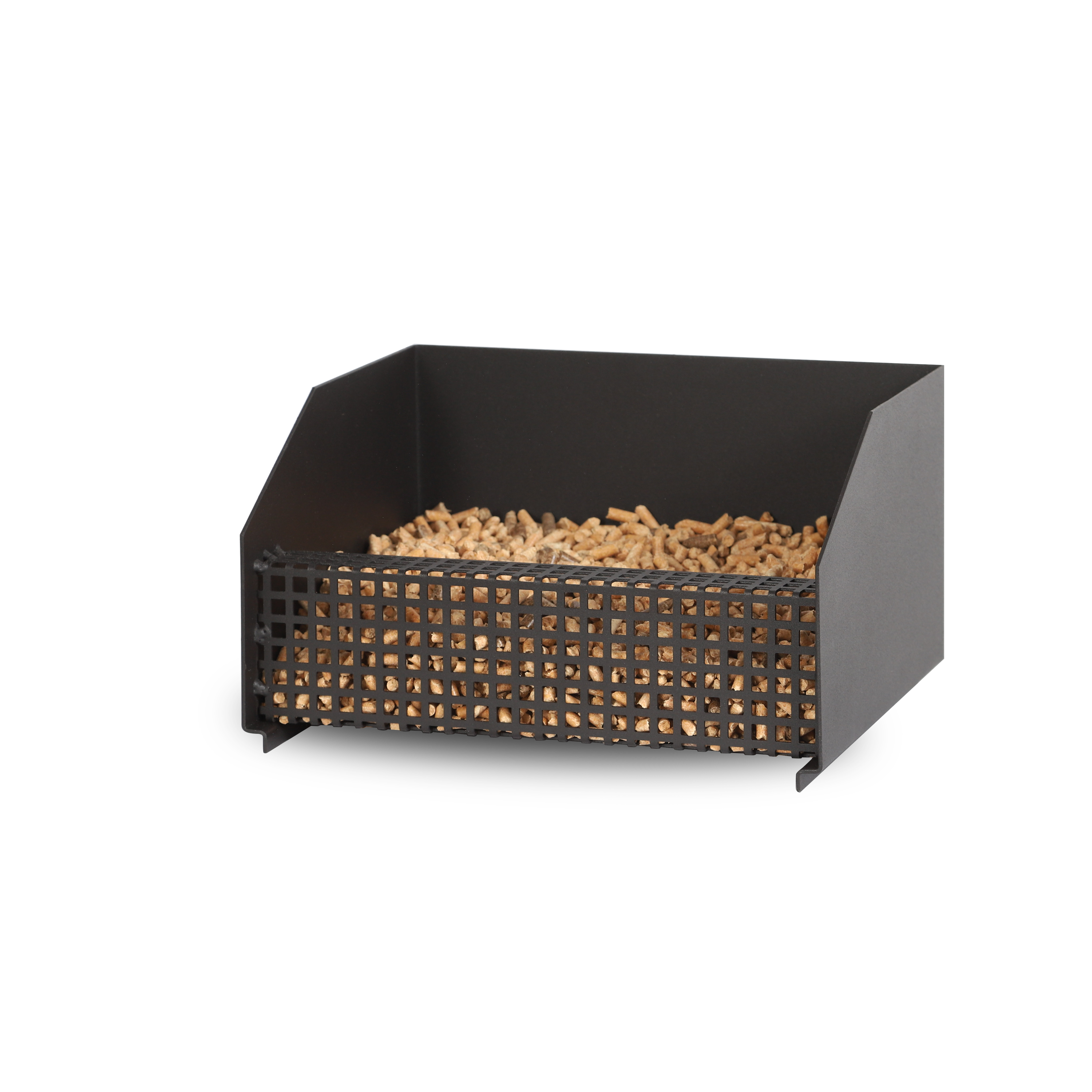Brûleur à pellets noir pour foyer ouvert LE MARQUIER L.30xH.15xP.25cm - 3