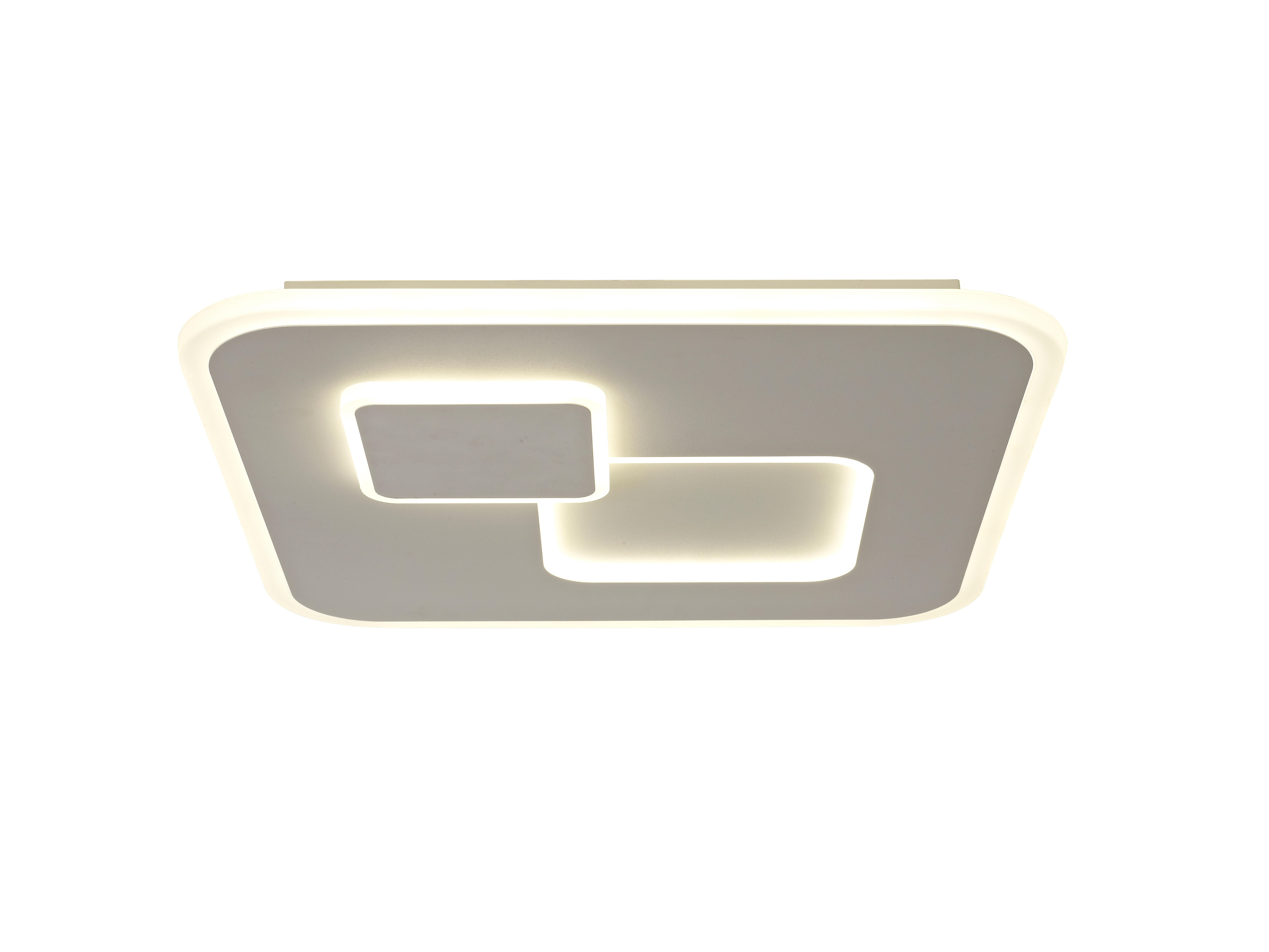 Plafón quad led 3200 lm blanco 45 cm con mando