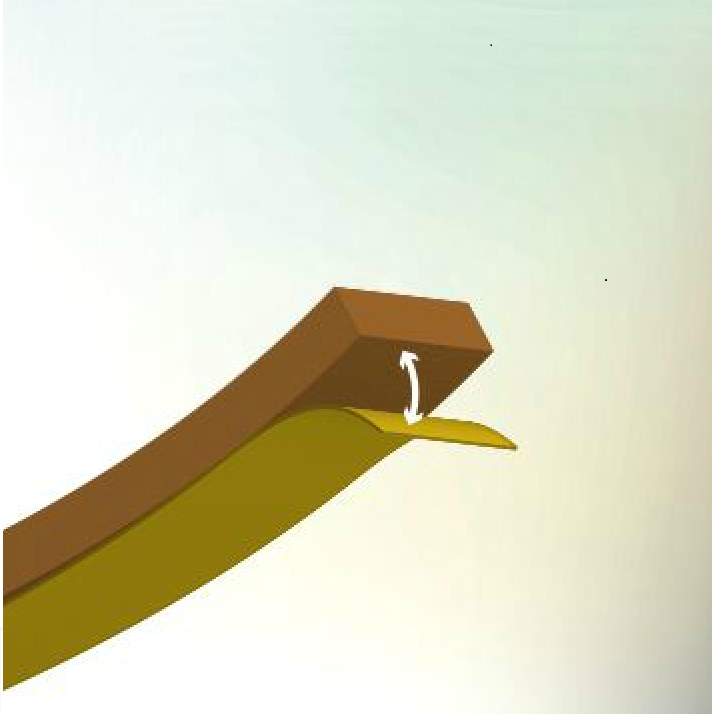 Joint de porte et fenêtre AXTON 1 à 4 mm, L.6 m marron - 4