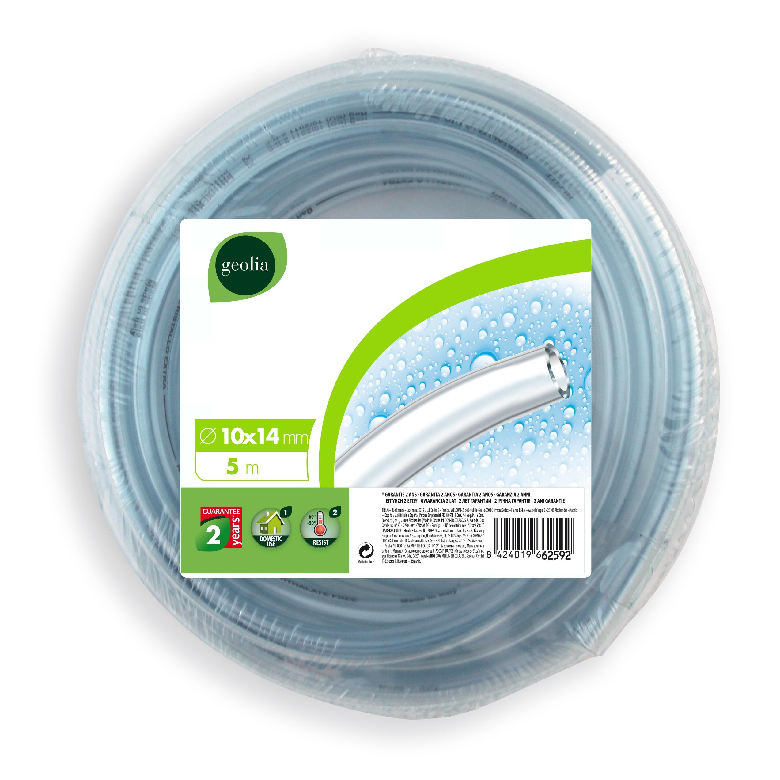 Tuyau d'arrosage GEOLIA Cristal souple L.5 m, Diam.10 mm - 2