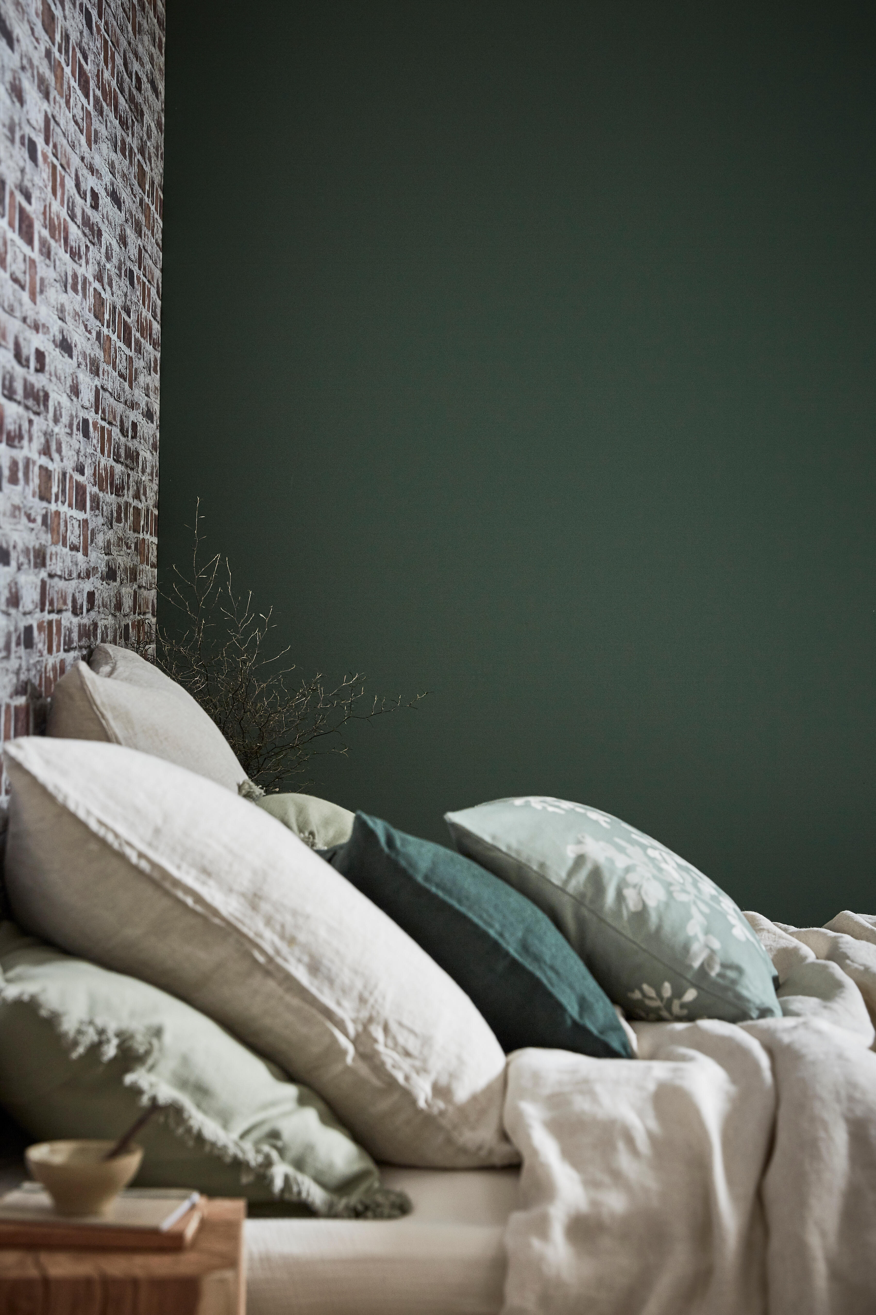 Papier peint intissé Sur intissé brique rouge, gris, effet ancien - 7