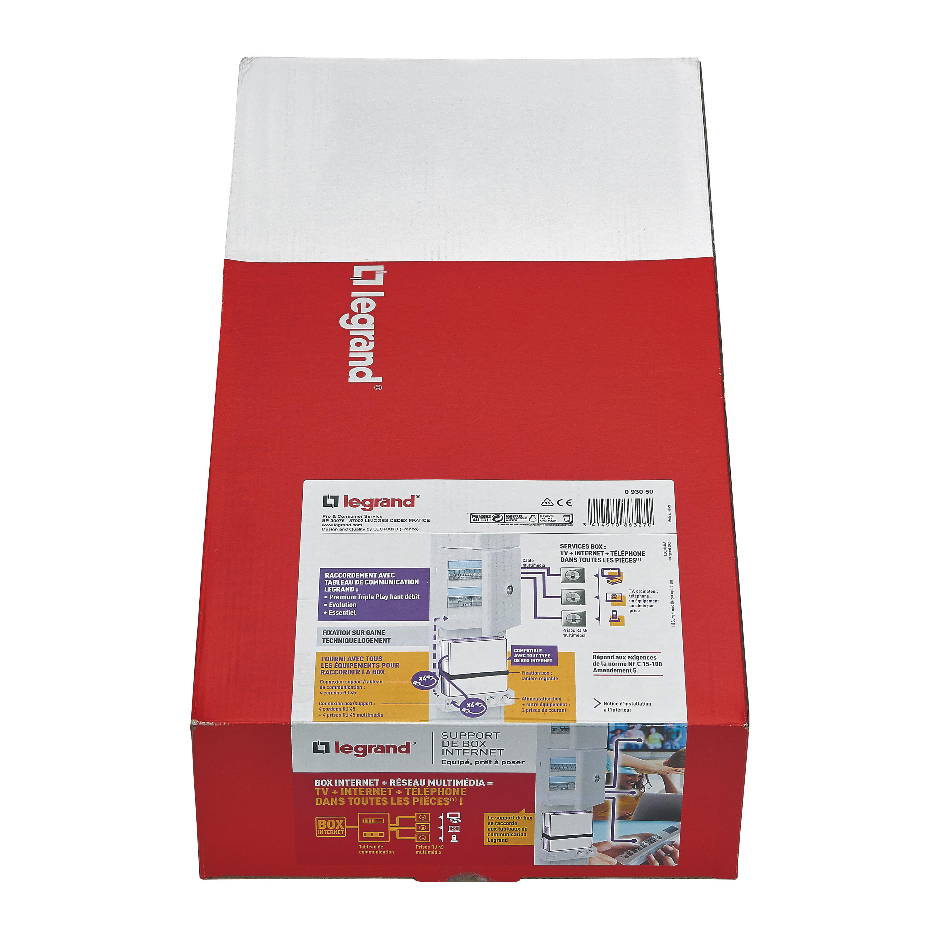 Suppport pour box Internet LEGRAND H.375 x l.250 mm - 3