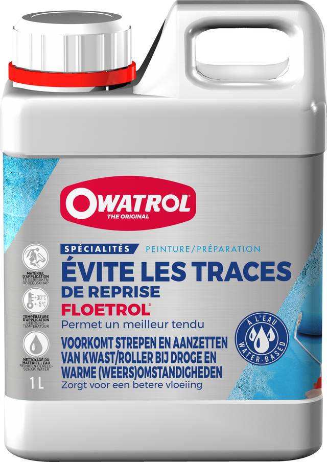 Additif peinture évite trace de reprise 1L Floetrol - Owatrol