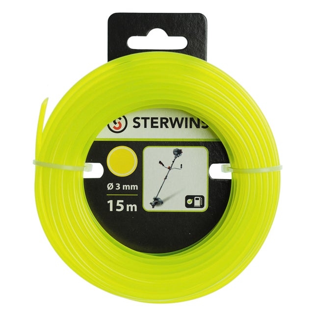 Bobina di filo STERWINS tondo per decespugliatore L 15 m ø 3 mm