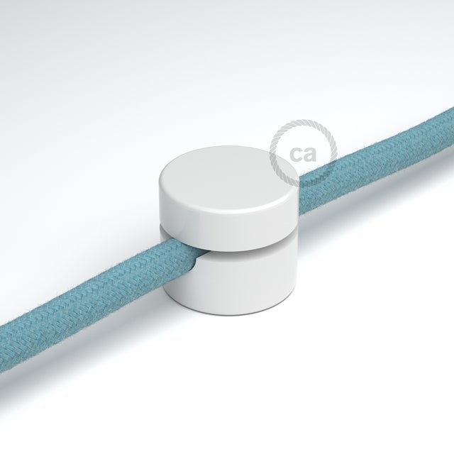Lot de 2 passe-câbles d.22mm, CREATIVE CABLES blanc