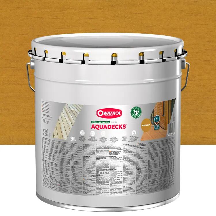 Saturateur pour bois extérieur OWATROL Aquadecks movingui mat 20 l — free download