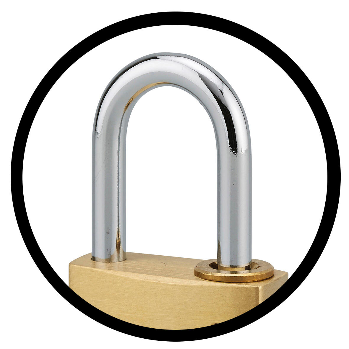 Cadenas à code THIRARD laiton, l.30 mm - 4