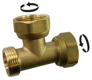 Flexible Sanitaire Inox Intérieur 8mm - Femelle 1/2" (15x21) / Mâle 1/2" ( 15x21) - Longueur 15