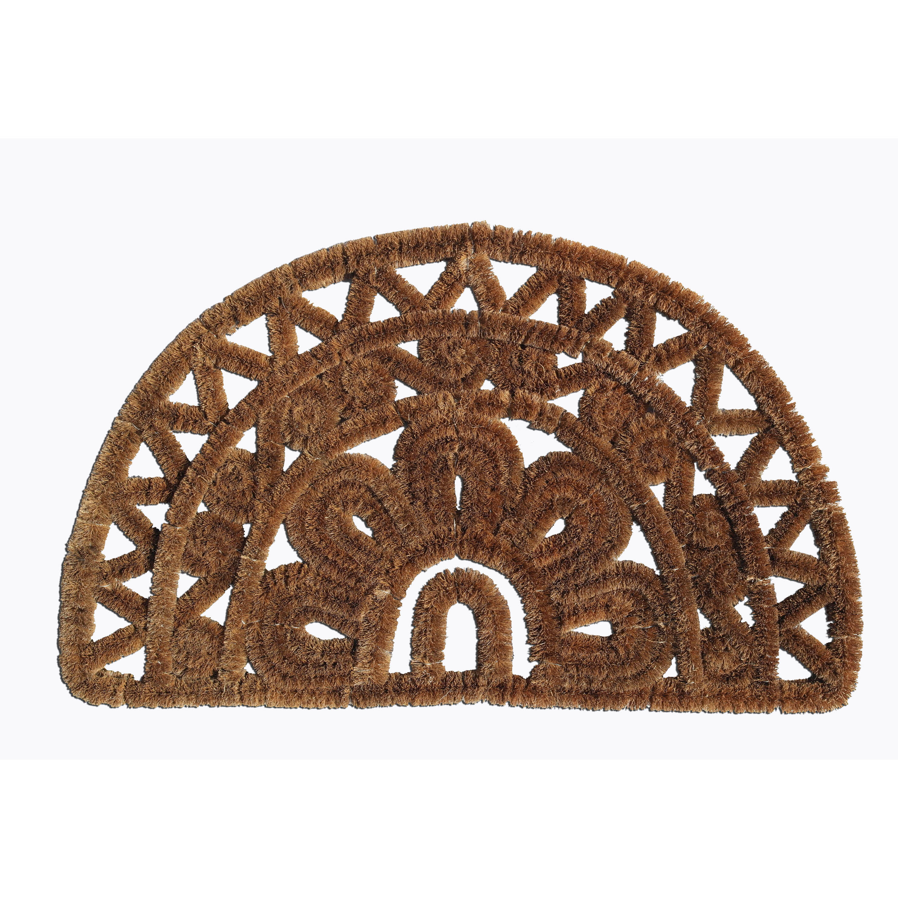 Paillasson coco beige l.75 cm x L.45 cm, Cocometaldl4575_l - 2
