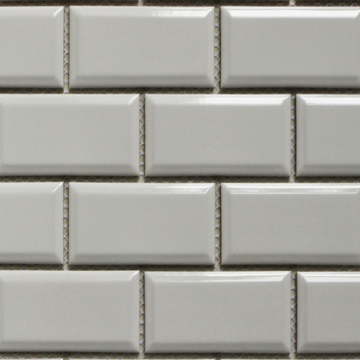 1 plaque de mosaïque Metro porcelaine blanc 28.8 x 34 cm ARTENS - 10