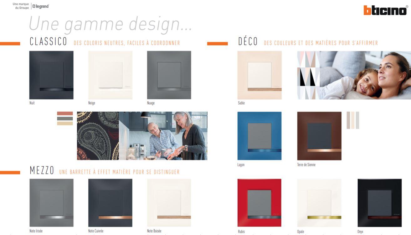 Plaque simple Altège, BTICINO, sable - 2