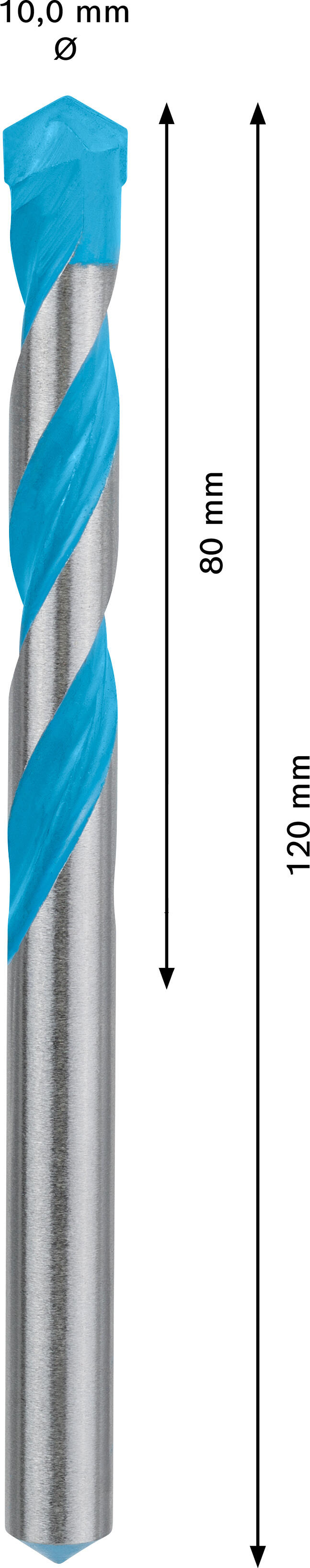 Foret multimatériaux Diam.10 mm, L.80 mm BOSCH EXPERT - 2