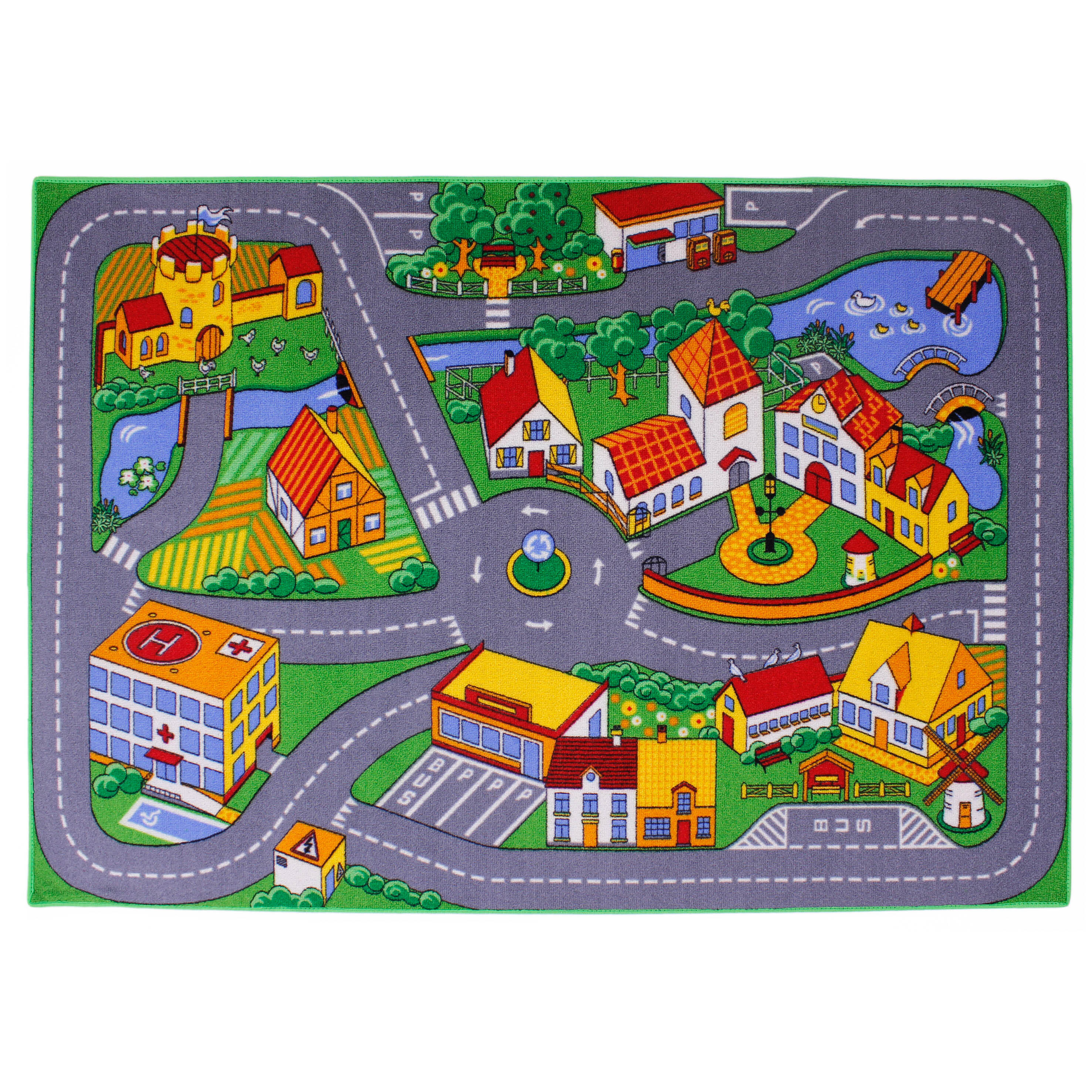 Tapis intérieur Circuit, l.95 x L.133 cm - 2