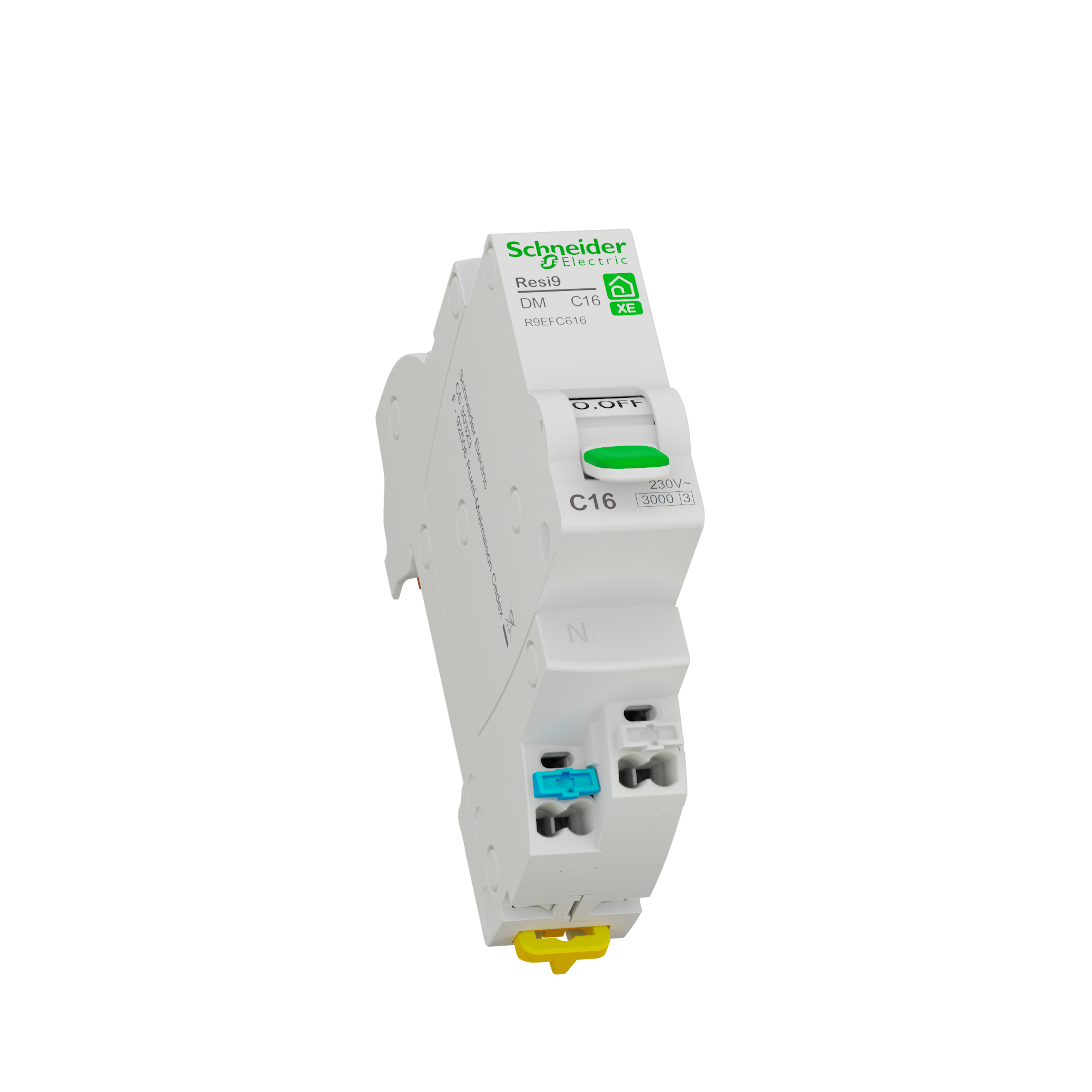 Disjoncteur modulaire 16A courbe C Resi9 XE, SCHNEIDER ELECTRIC - 10