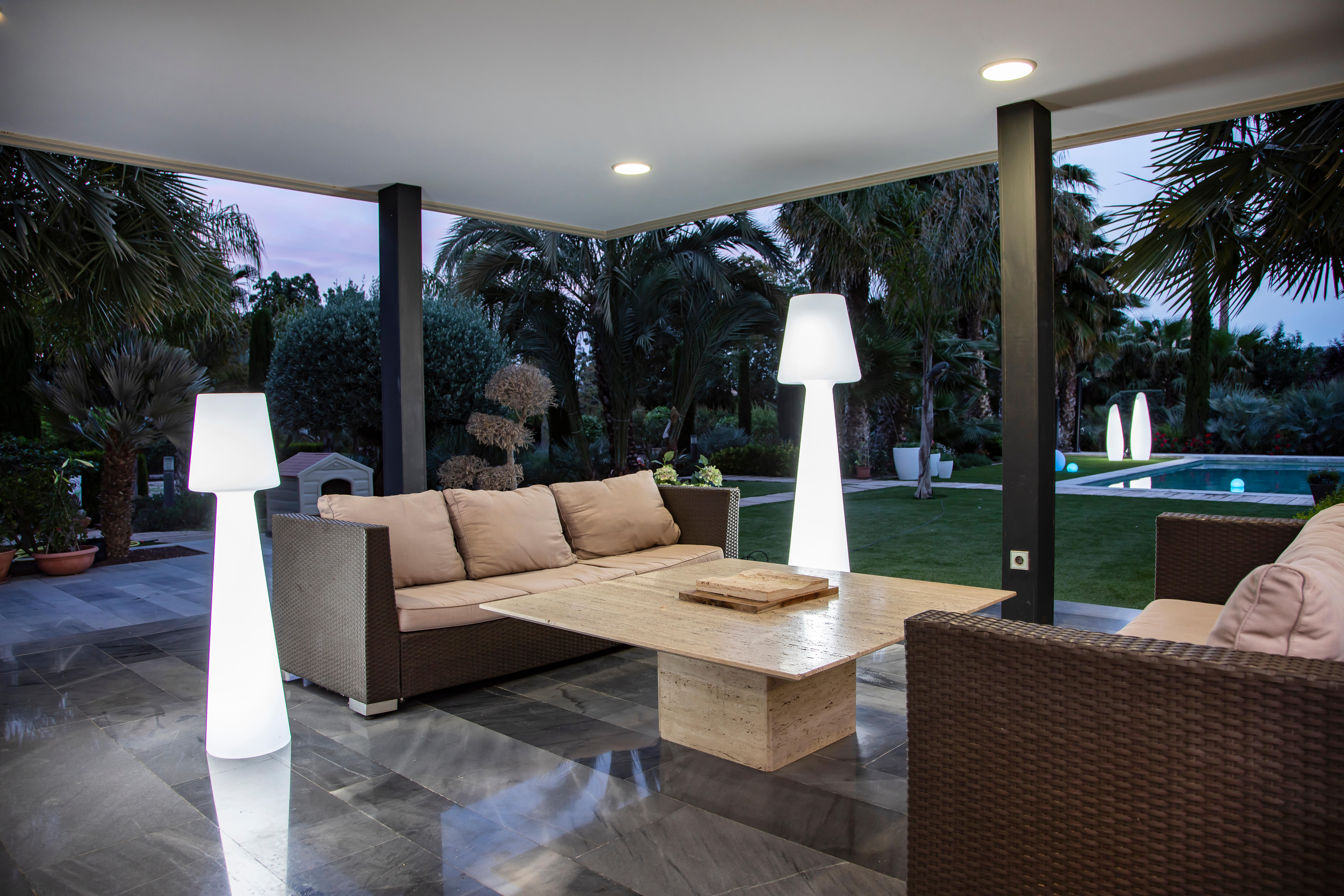 Lampada da terra LED LOLA 110 CAVO  bianco, luce bianco freddo 1600 lumen NEWGARDEN - 5