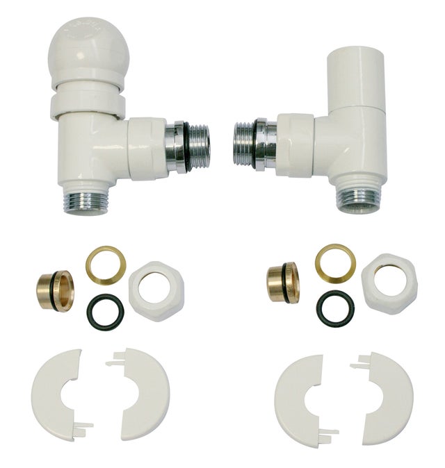 Kit thermostatisable blanc pour sèche-serviettes