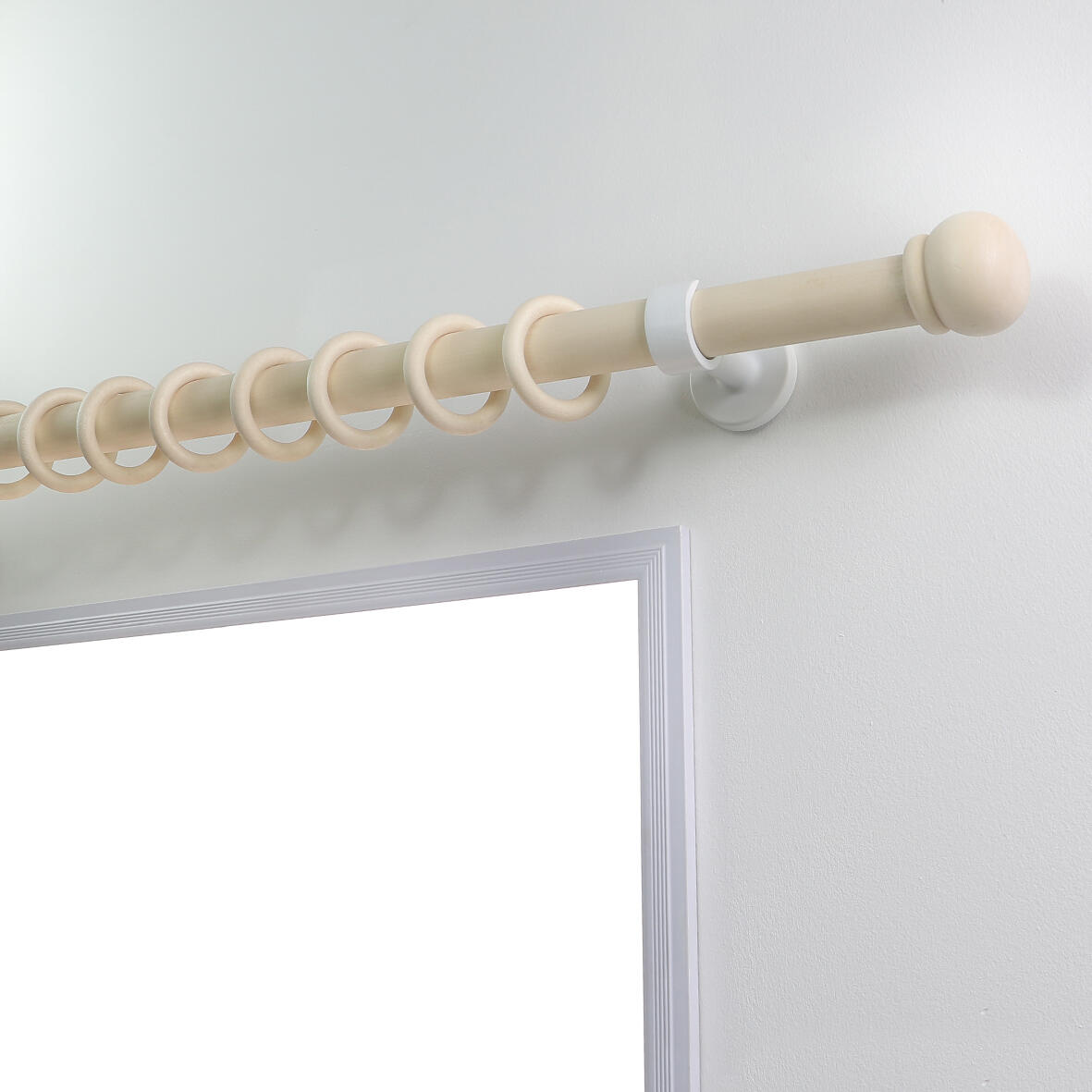 Lot de 10 anneaux pour tringle à rideau System d 28 mm bois erable bois clair br - 3