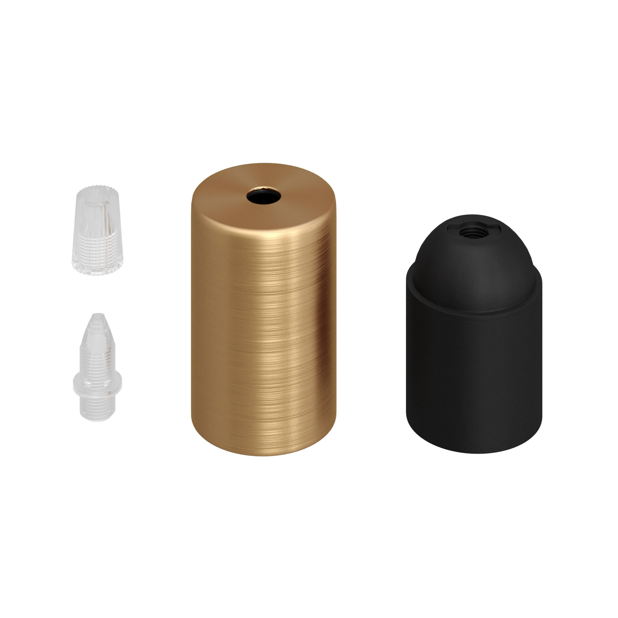 Kit douille e27 filetage aluminium bronze CREATIVE CABLES - 2