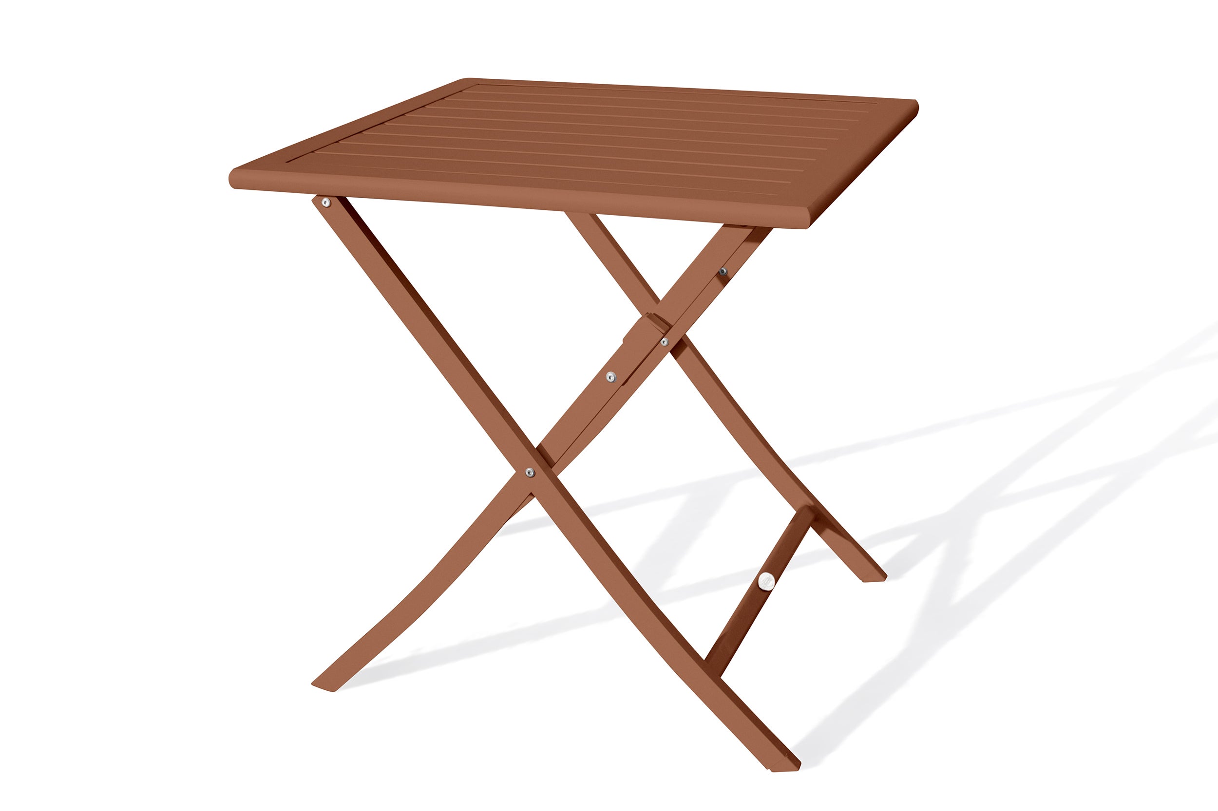 Table de jardin pliante Marius-tb70-terra carré terracotta - CITY GARDEN - 2