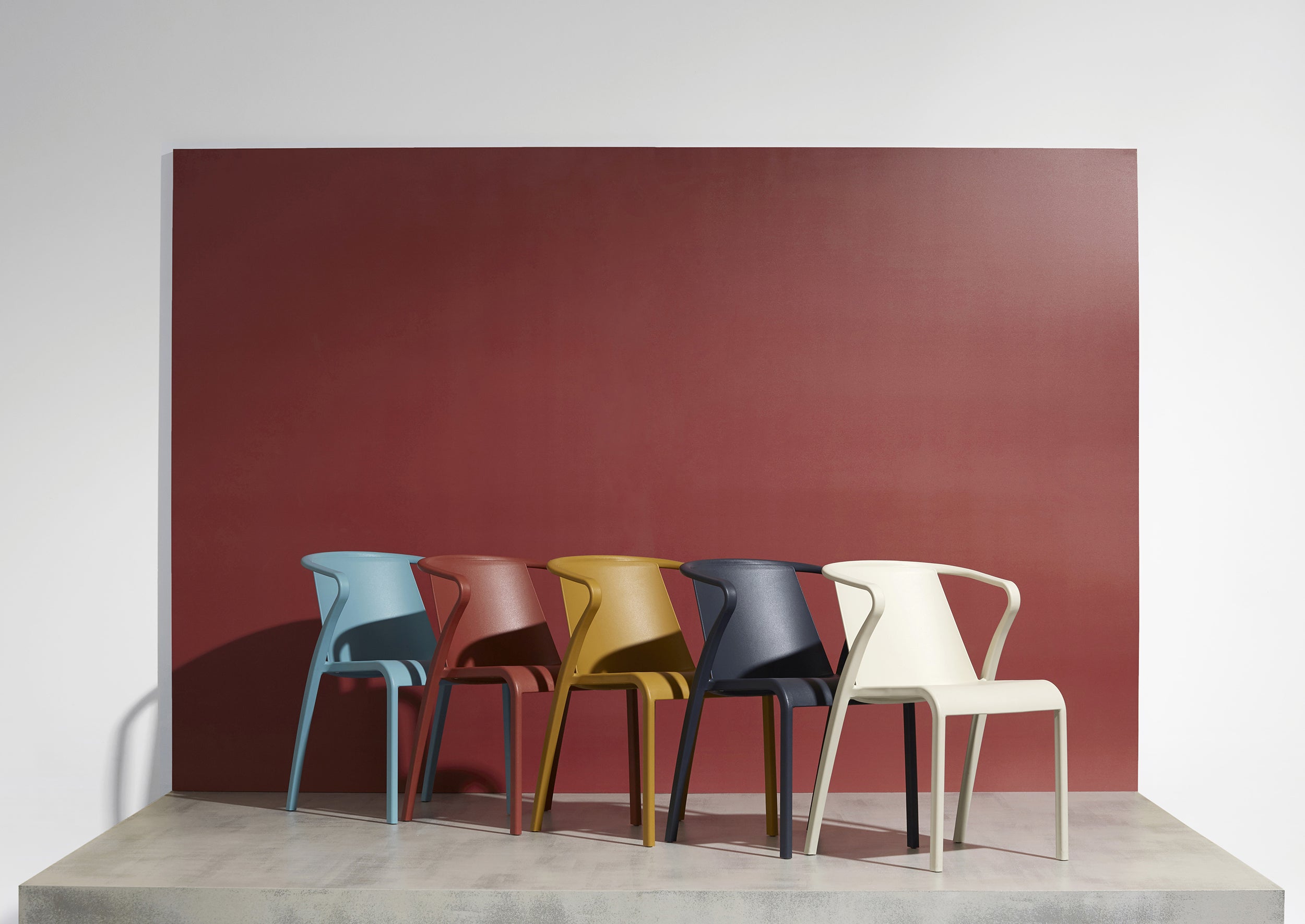 Fauteuil de jardin en polypropylène Fado-ft-taupe - EZPELETA - 2