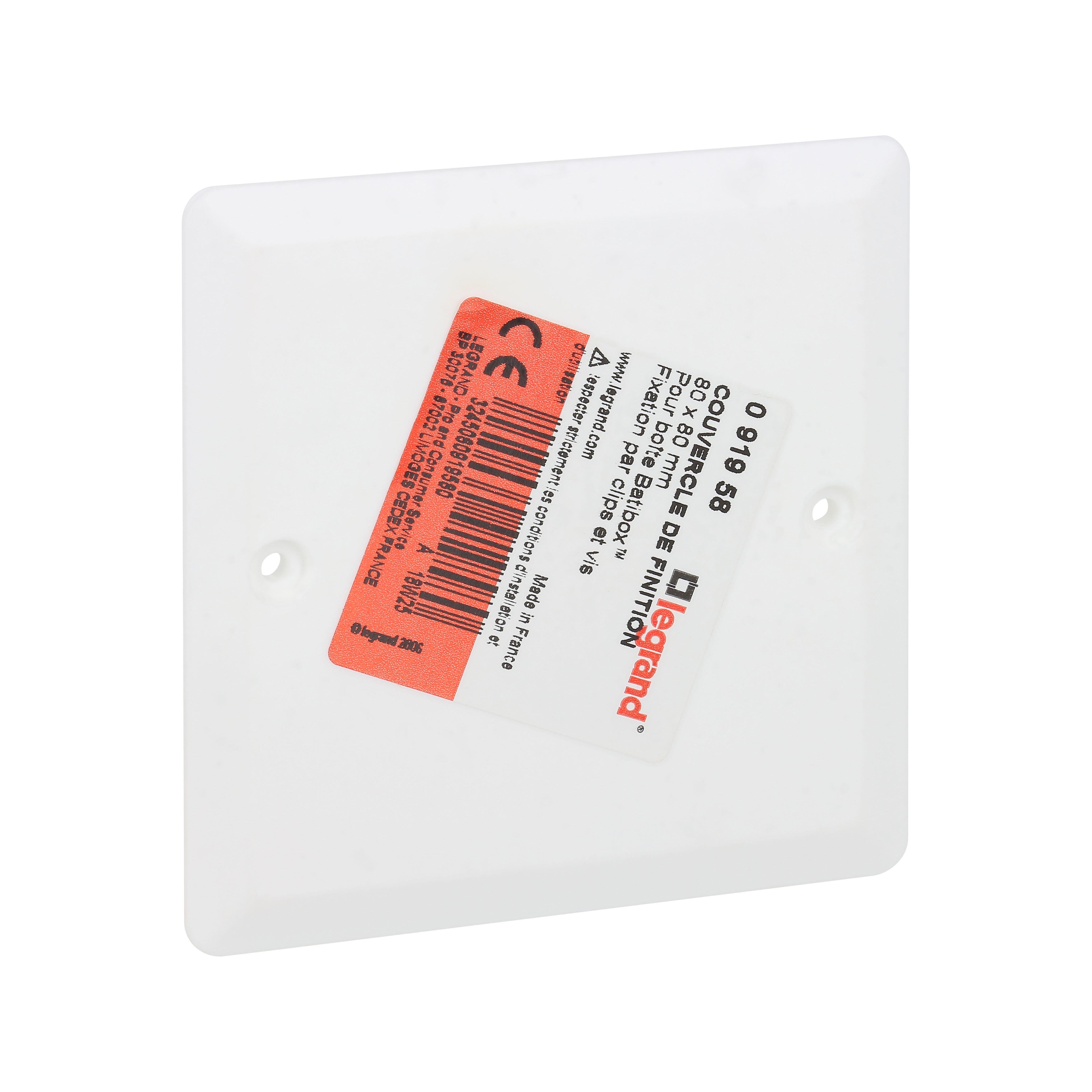 Couvercle pour boîte de montage 1 poste P.12 mm LEGRAND - 2