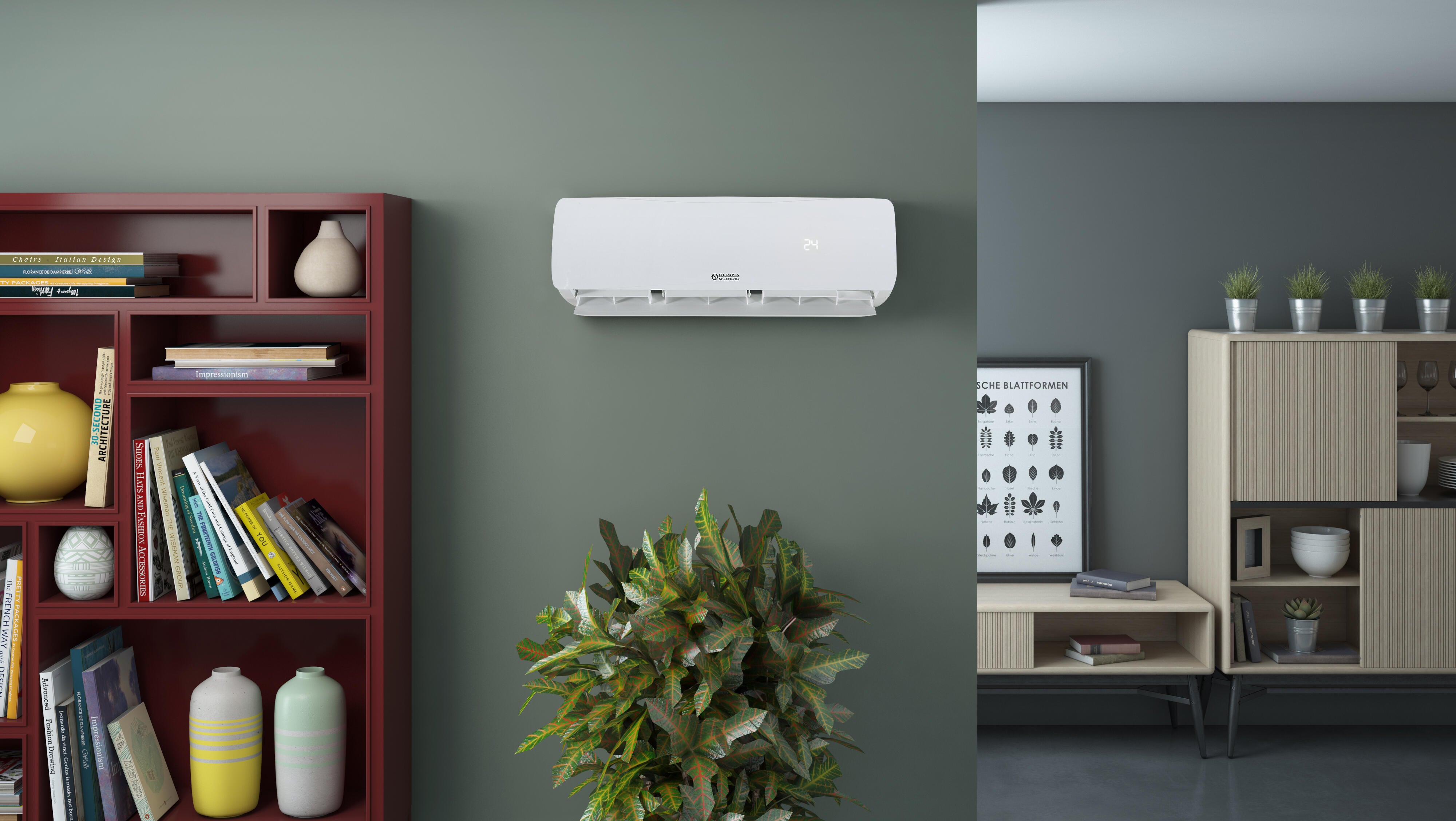 Unità interna condizionatore OLIMPIA SPLENDID 12113 BTU WIFI A++/A+++ serie UI Aryal S1 E - 2