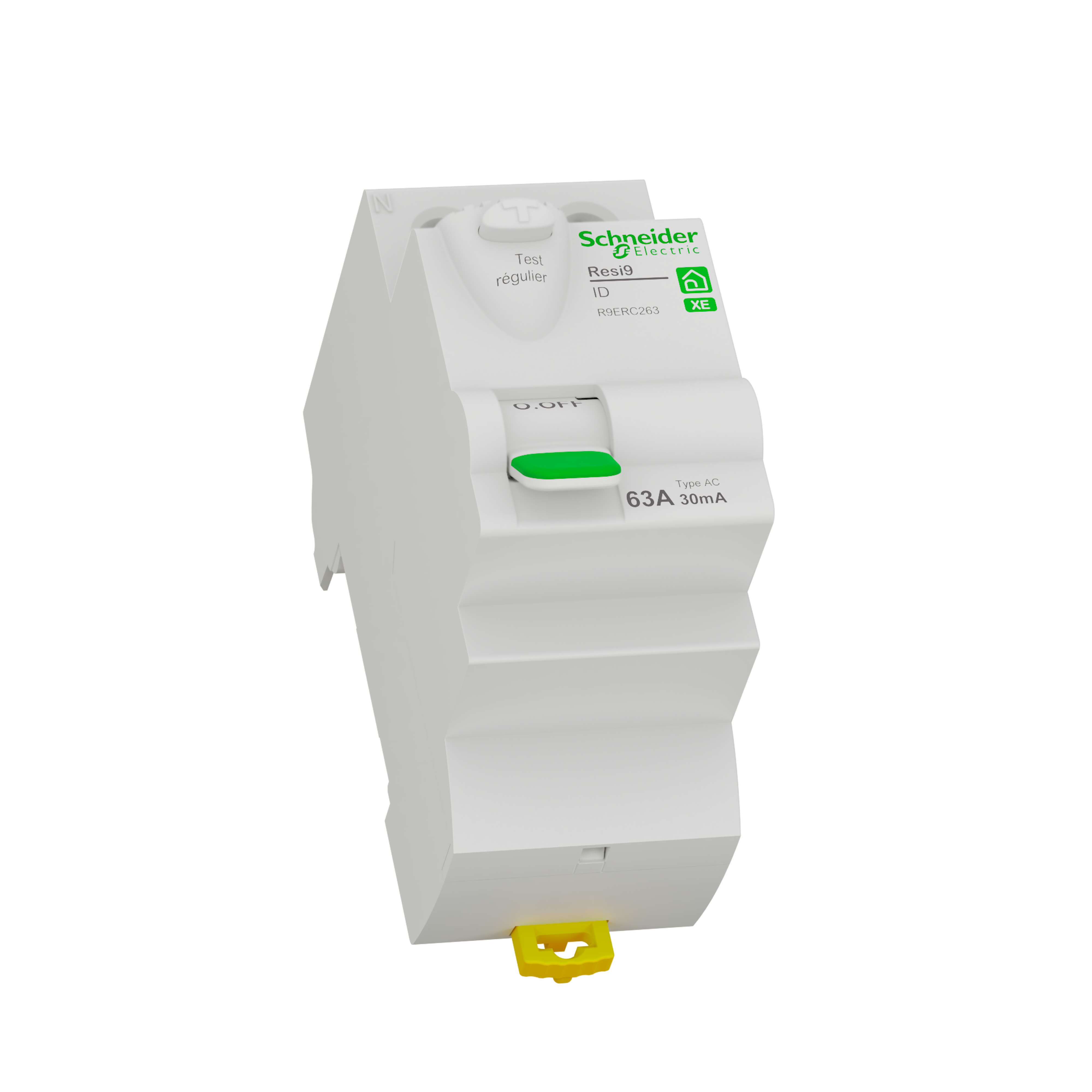 Interrupteur différentiel 2 pôles 63A 30mA Type AC Resi9 XE, SCHNEIDER ELECTRIC - 5