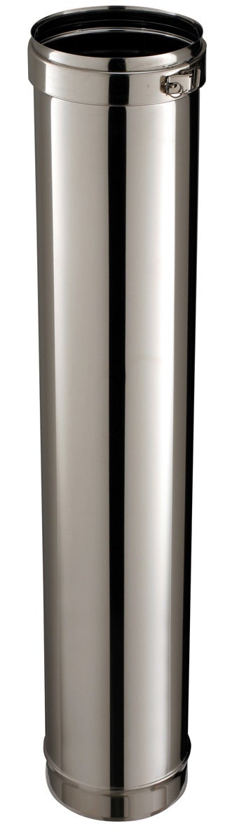 Rigide simple paroi pour tubage POUJOULAT Diam.200 mm 100 cm