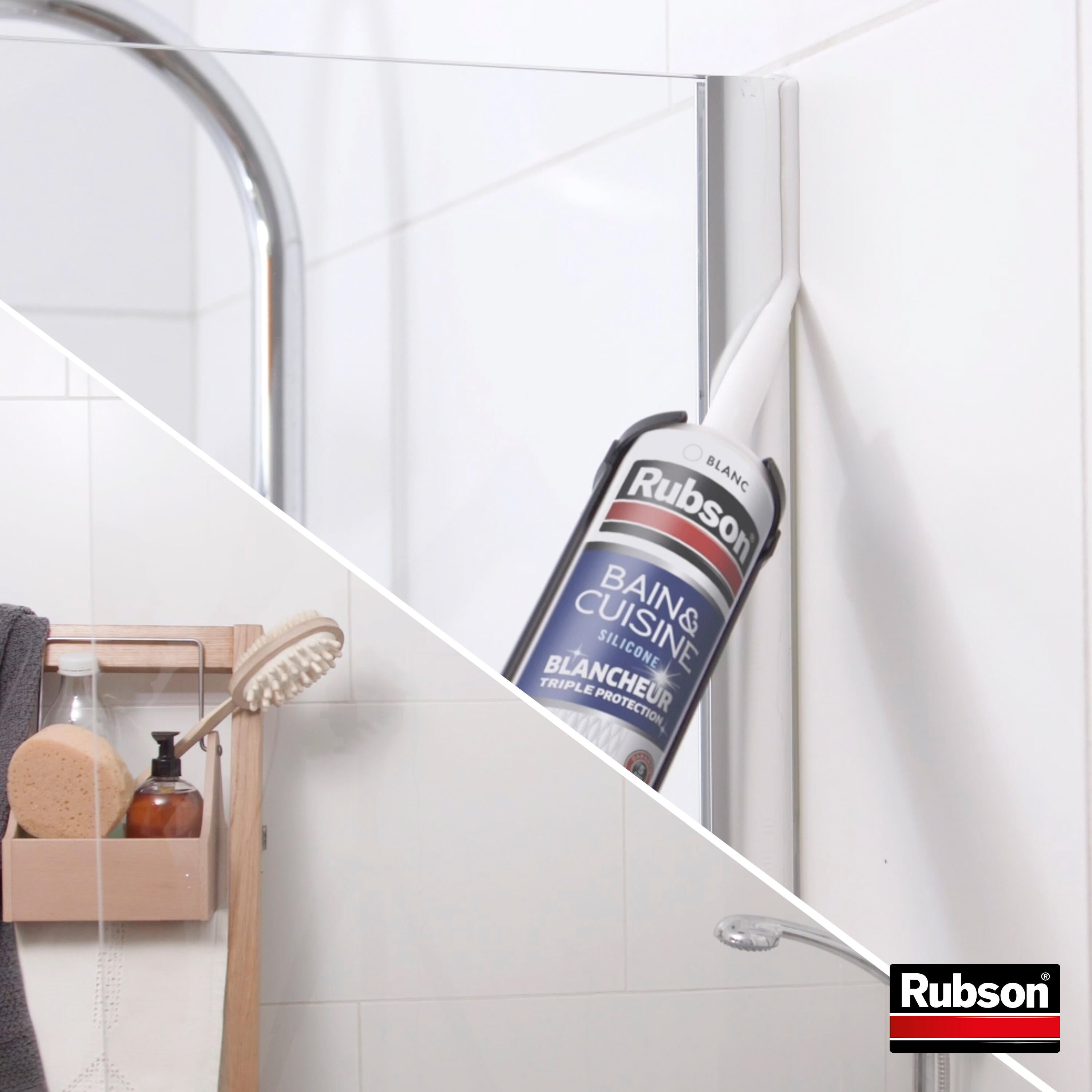 Mastic d'étanchéité Cuisine et bain blancheur protection RUBSON blanc 280ml - 5