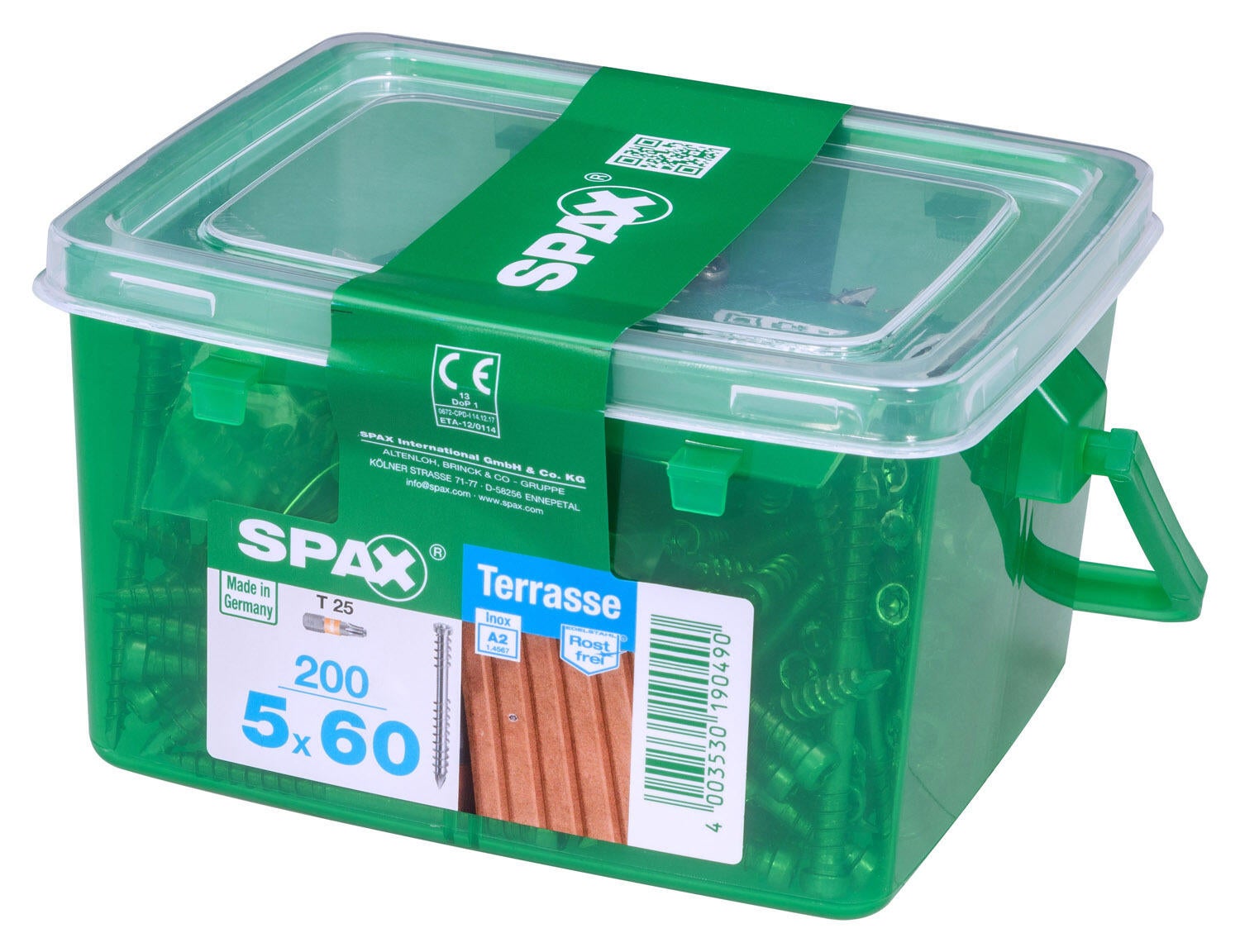 200 vis acier tête cylindrique t-star+ SPAX, Ø5 x L.60 mm - 3