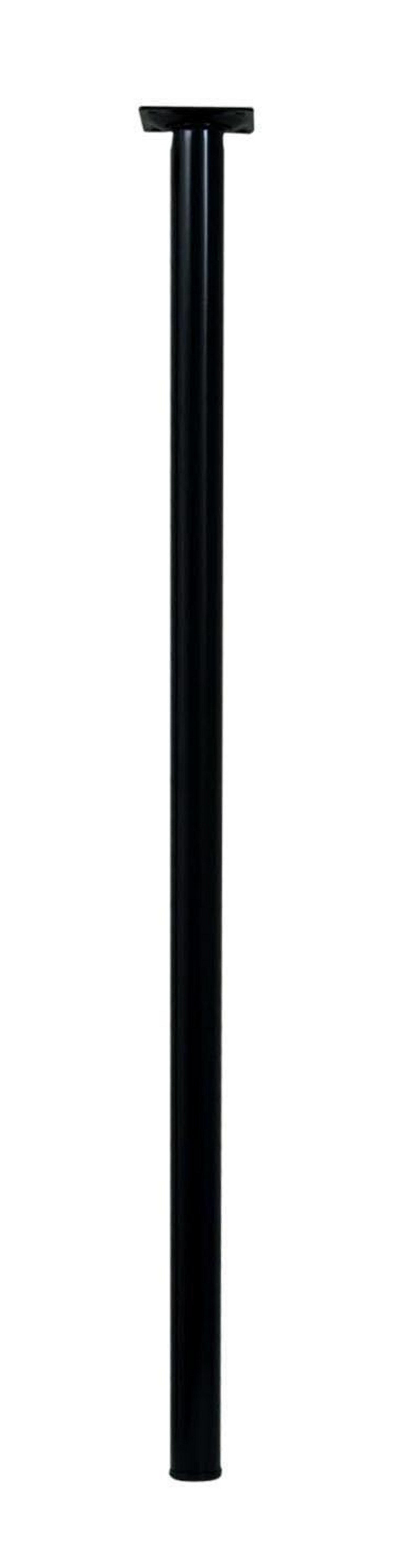 Gamba per mobili HETTICH regolabile in acciaio nero lucido ø 3 x H 80 cm - 2