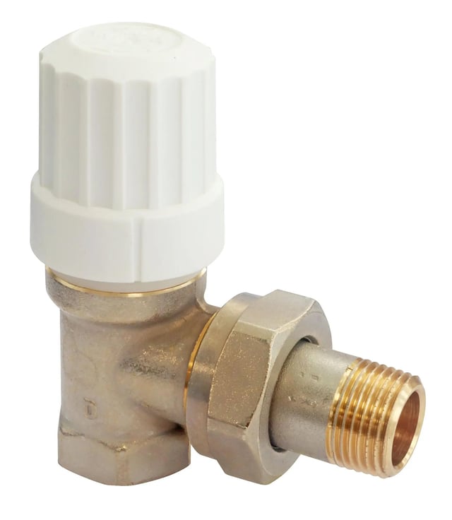 Corps thermostatique équerre raccord Femelle 12/17 Danfoss