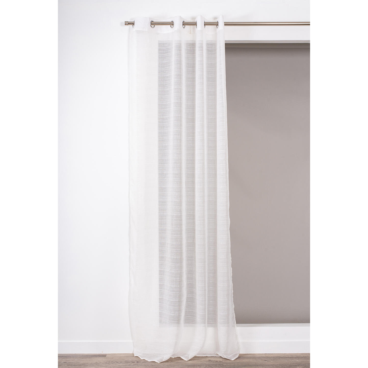 Voilage tamisant, Lola, blanc H.260 x l.140 cm - 3