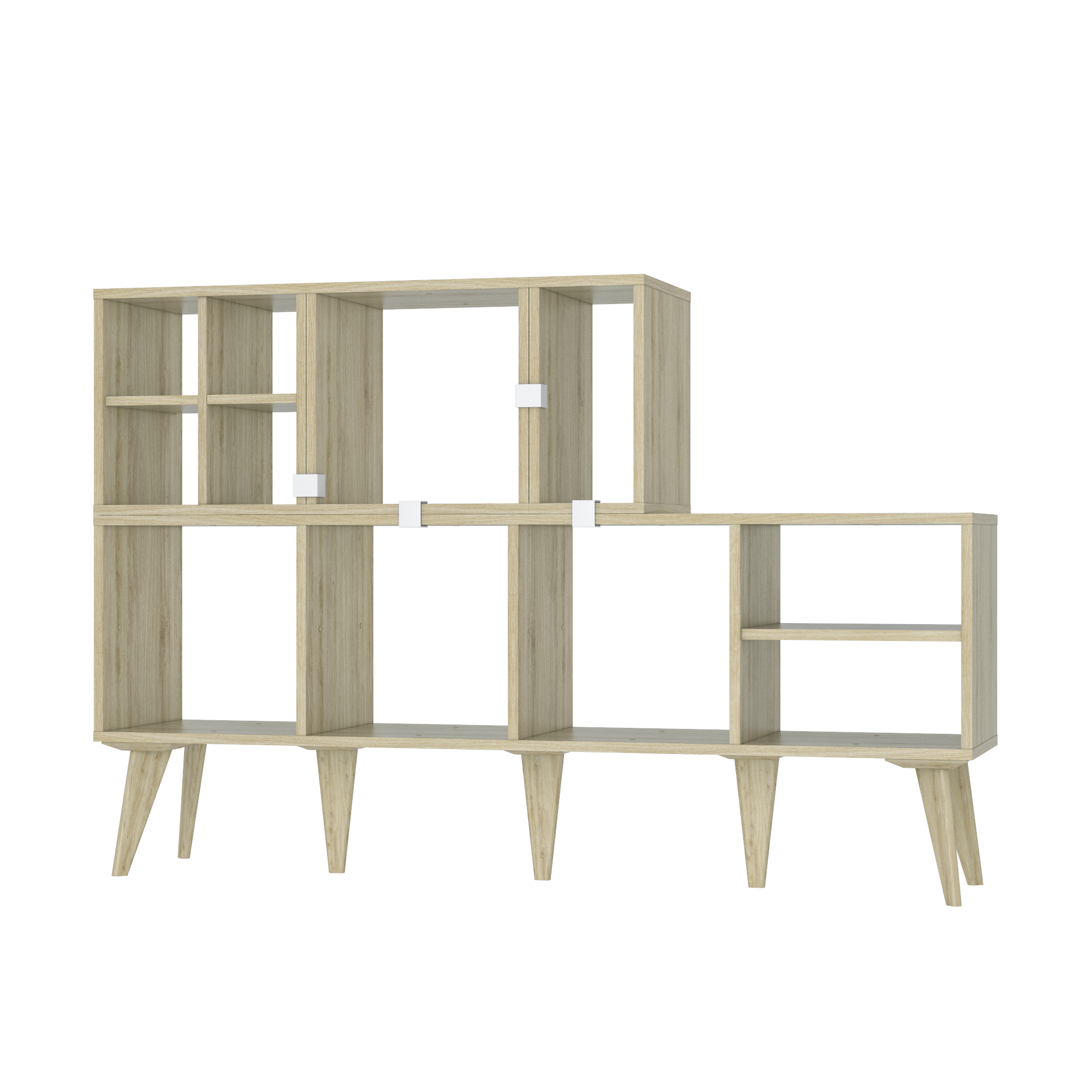 Chiusura del mobile SPACEO in acciaio epossidica bianco L 35 x H 35 X Sp 1.5 mm - 6