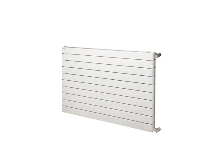Radiateur eau chaude horizontal ACOVA Lina blanc, 1295W H.74 x l.100 cm