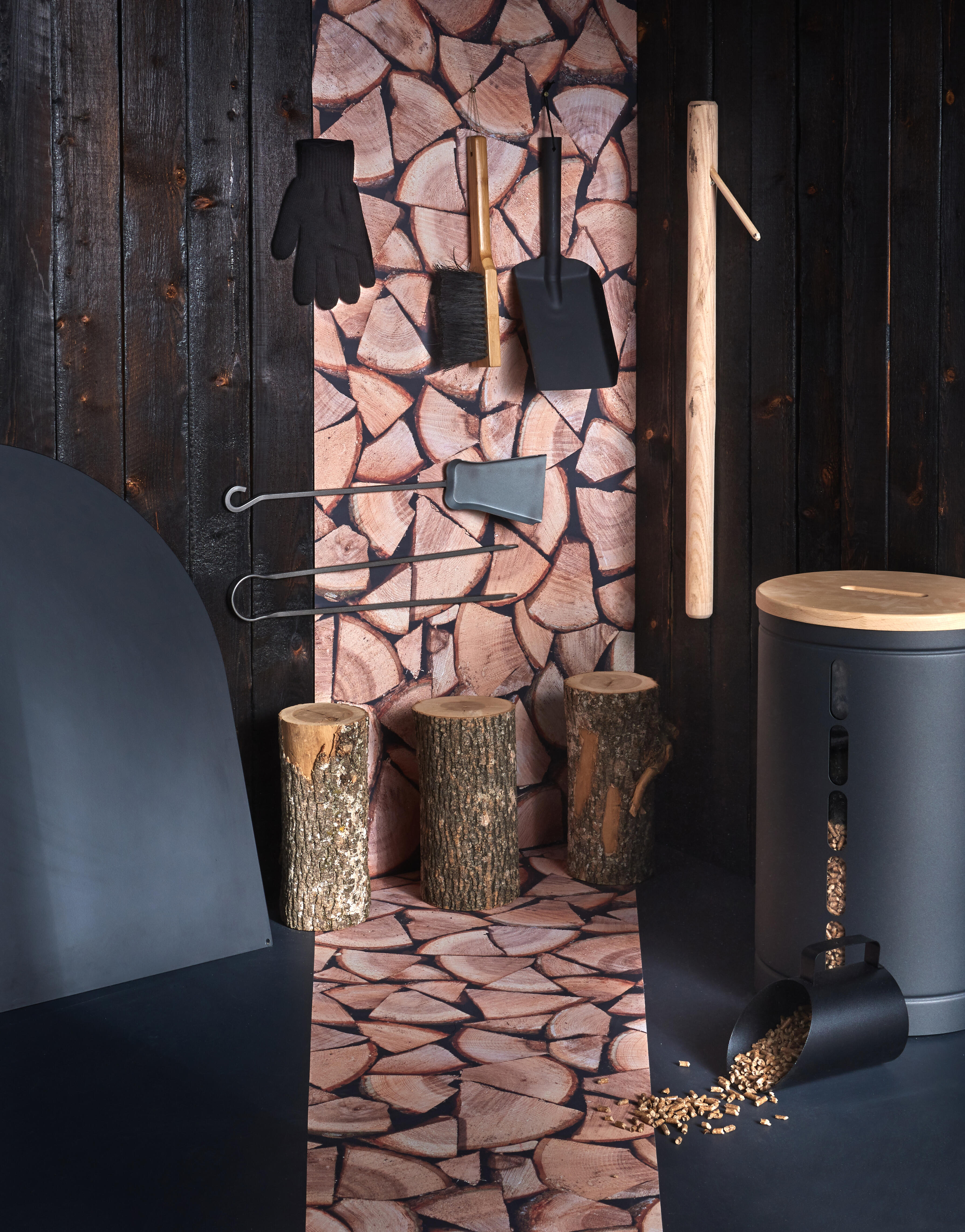 Balai à cendre bambou et poils de coco DIXNEUF Scopa - 2