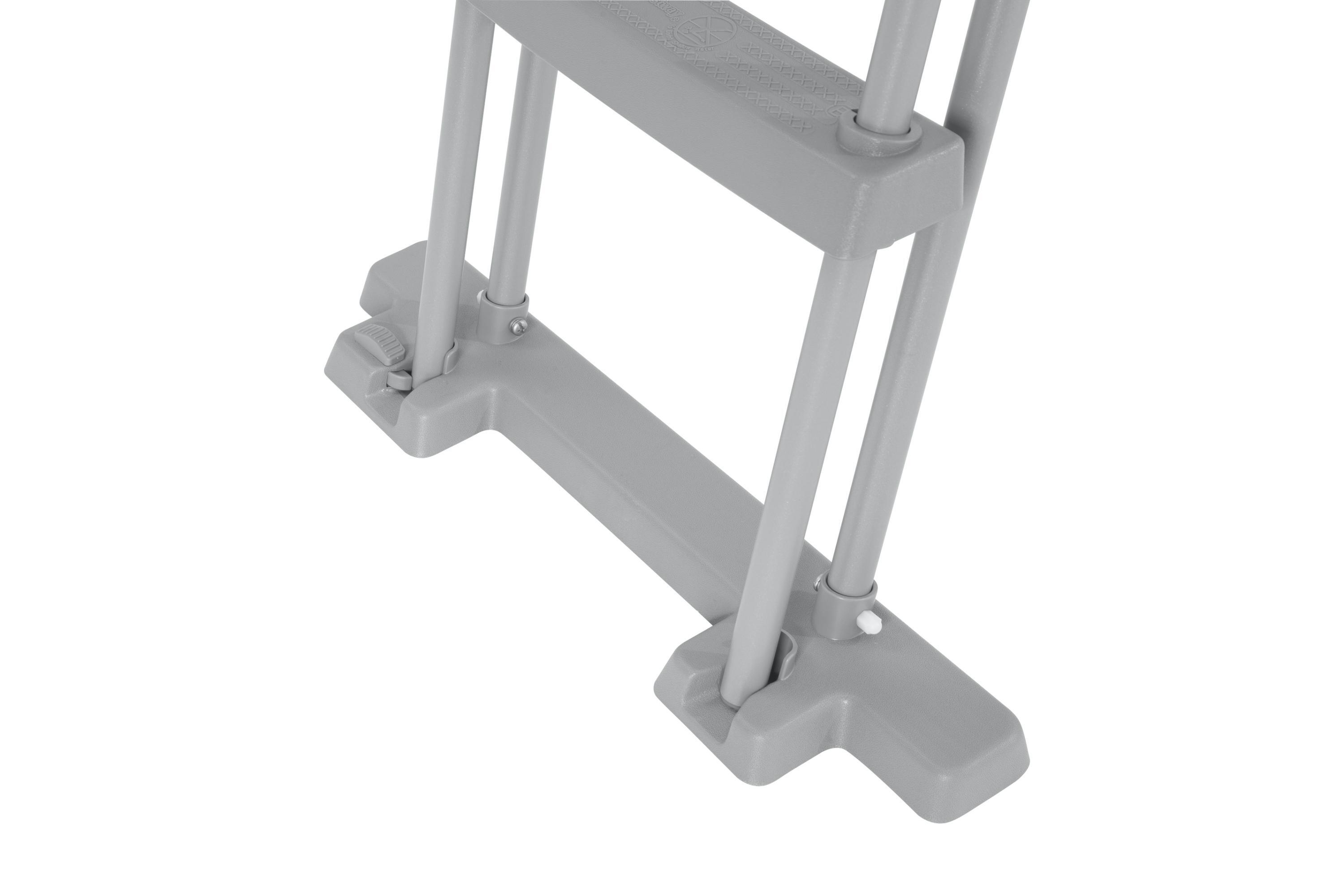 Echelle de sécurité avec plateforme, 2x4 marches, pour piscines de 132cm de haut - 8