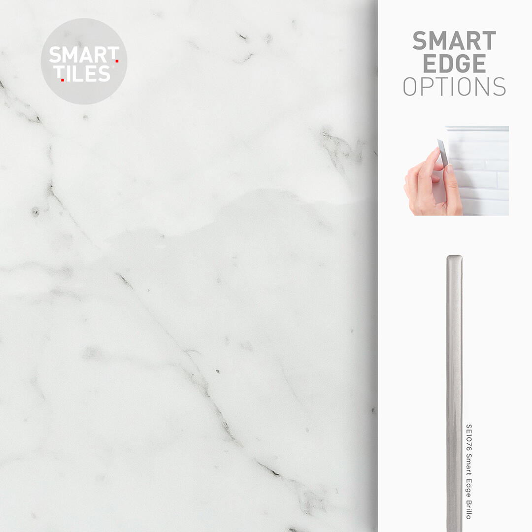 Lot de 2 crédences adhésives, carrera marbre, 57,3 cm x 29,4 cm - 6