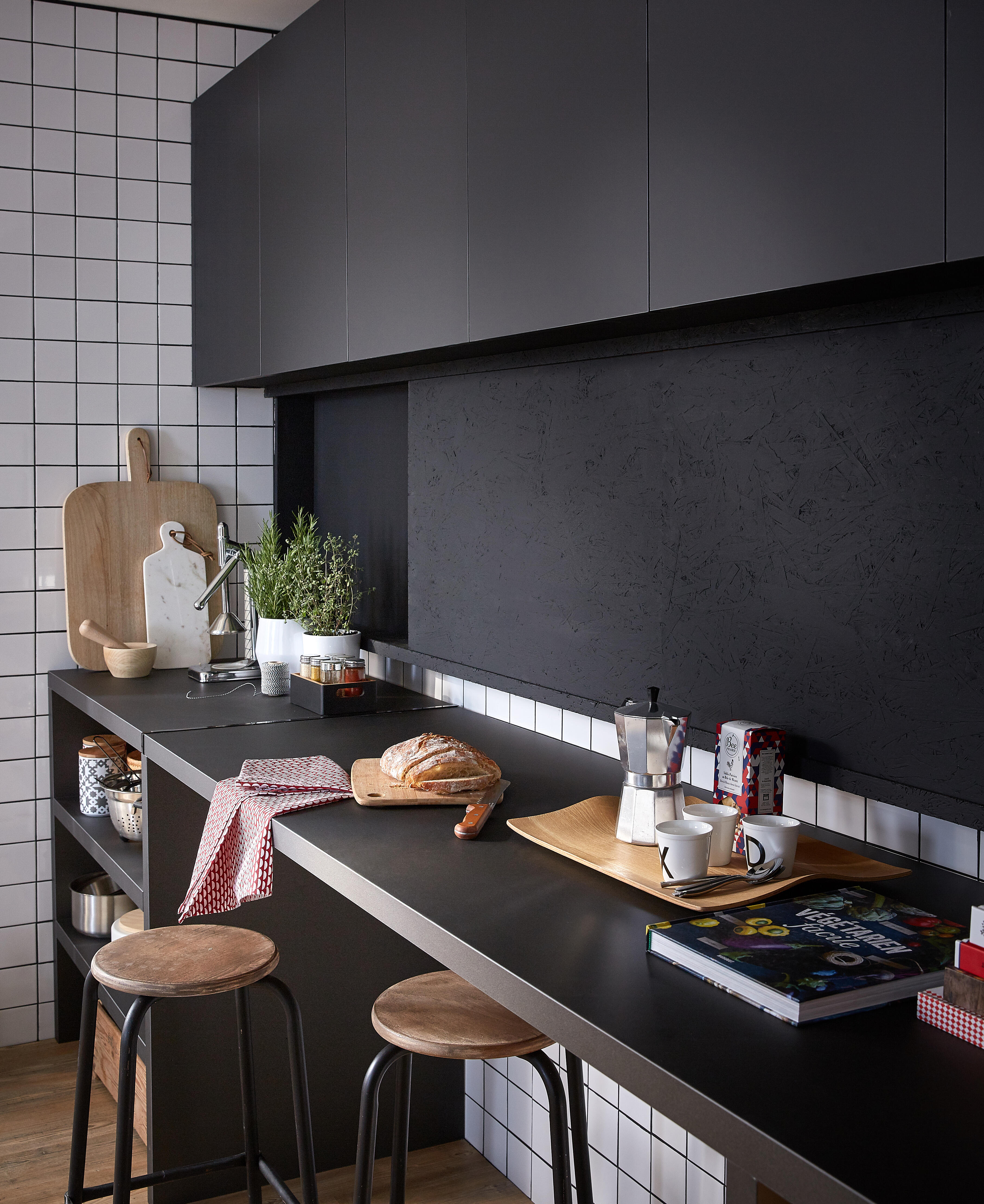 Profil de jonction noir L.67 x l.3.8 cm - 2