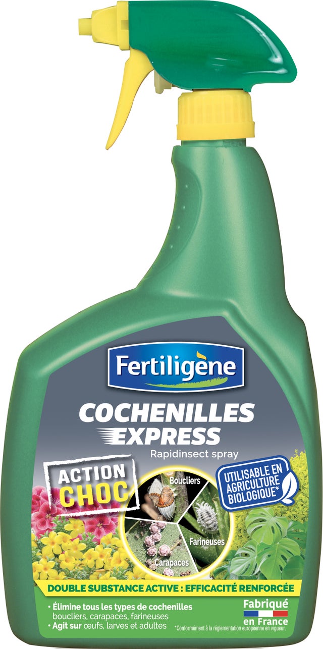 Traitement des insectes anticochenille FERTILIGENE , pourtous végétaux, 700ml